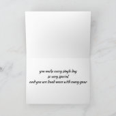 *** GELUKKIGE VERJAARDAG *** AAN EEN ZEER GELIEFDE KAART (Binnen)