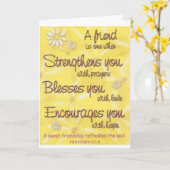 GELUKKIGE VERJAARDAG AAN ***EEN ZEER SPECIALE VRIE KAART (Gele Bloem)