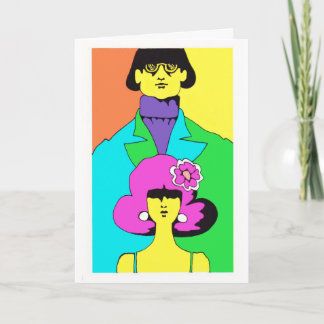 Gelukkige Verjaardag aan Hip Dame Kaart