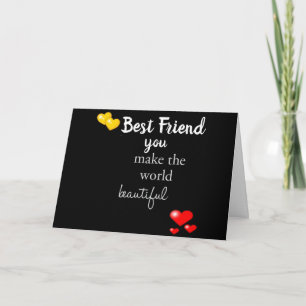 **GELUKKIGE VERJAARDAG** AAN MIJN ***BESTE VRIEND* KAART