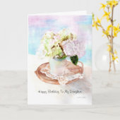 Gelukkige Verjaardag aan mijn Dochter Kaart (Gele Bloem)