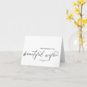 Gelukkige Verjaardag aan Mijn Mooie Vrouw Gift Man Kaart (Gele Bloem)