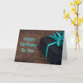 Gelukkige Verjaardag aan u de Rustieke Kaart van (Gele Bloem)