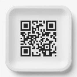Gelukkige verjaardag aan u QR code Papieren Bordje