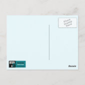 Gelukkige verjaardag. Aangepaste naam | Bloemen en Briefkaart (Achterkant)