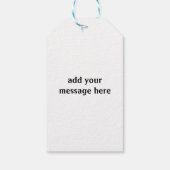 Gelukkige Verjaardag Aangepaste Naam Cadeaulabel (Achterkant)