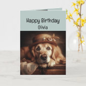 Gelukkige Verjaardag aangepaste naam plezier krijg Kaart (Gele Bloem)