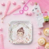 Gelukkige Verjaardag, Aanpasbare tekst Papieren Bordje (Feest)