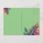 Gelukkige verjaardag aarde Ansichtkaart Briefkaart (Achterkant)