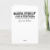 Gelukkige verjaardag | Adelaar zit op een tak Kaart (Achterkant)