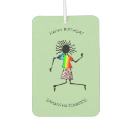 Gelukkige Verjaardag, Afrikaanse Kunst Schattigee  Luchtverfrisser