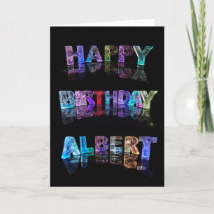 Gelukkige Verjaardag Albert Card Kaart