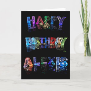 Gelukkige verjaardag Alexis Kaart