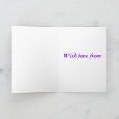 Gelukkige Verjaardag Alice in wonderland gekke zaa Kaart (Binnen)