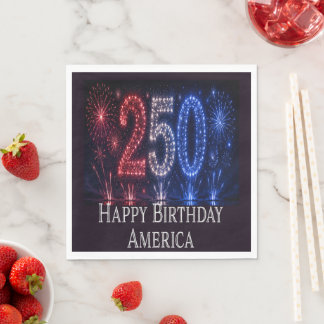 Gelukkige Verjaardag Amerika 250e Verjaardag Patri Servet