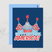 Gelukkige verjaardag, Amerika Briefkaart (Voorkant / Achterkant)