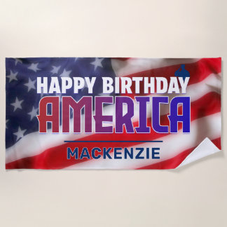 GELUKKIGE VERJAARDAG AMERIKA STRANDLAKEN