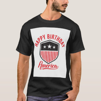 Gelukkige verjaardag, Amerika T-shirt
