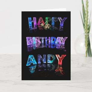 Gelukkige verjaardag Andy Kaart
