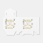 Gelukkige verjaardag April verjaardagen Vierforse  Bedankdoosjes (Uitgevouwen)