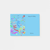 Gelukkige Verjaardag Augustus 2022 Post-it Notitie Post-it® Notes (Voorkant)