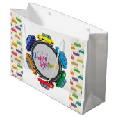 Gelukkige Verjaardag Automobielen Groot Cadeauzakje (Voorkant Gekanteld)