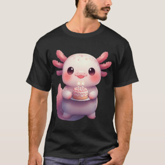 Gelukkige verjaardag Axolotl – Whimsical Axolotl T-shirt