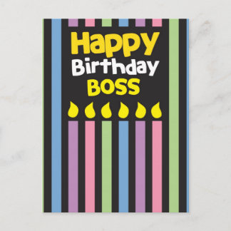 Gelukkige Verjaardag BAAS! Briefkaart