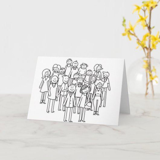 GELUKKIGE VERJAARDAG ***BAAS** KAART (Gele Bloem)