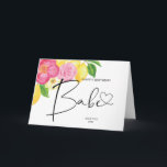 Gelukkige Verjaardag Babe Gift voor Vrouw van Man Kaart<br><div class="desc">Deze schattige Happy Birthday babe-kaart,  is een leuke manier om je speciale iemands verjaardag te vieren! Met ruimte om je eigen aangepaste bericht op de voorkant van de kaart te schrijven,  is dit een geweldige manier om te vieren!</div>