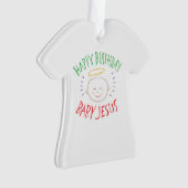 Gelukkige Verjaardag Baby Jesus - Christelijk Kers Ornament (voorkant)