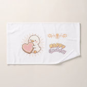 GELUKKIGE VERJAARDAG BAD HANDDOEK (Handdoek)