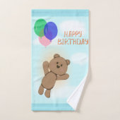 Gelukkige verjaardag bad handdoek (Handdoek)
