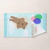 Gelukkige verjaardag bad handdoek (Handdoek)