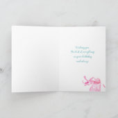 Gelukkige Verjaardag Ballerina Ballet Schoenen Kaart (Binnen)