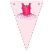 Gelukkige Verjaardag Ballet Roze Ballerina Tutu Vlaggetjes (Eerste vlag)