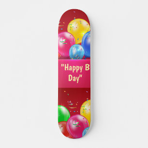  Gelukkige "Verjaardag" ballon skateboard