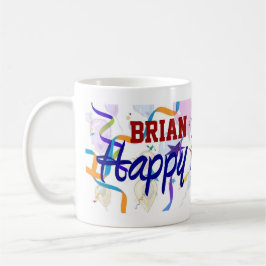 Gelukkige Verjaardag - Ballonnen - Mok (Personalis