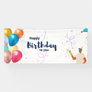 Gelukkige verjaardag Banner