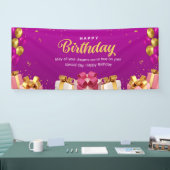 Gelukkige verjaardag Banner (Beurs)