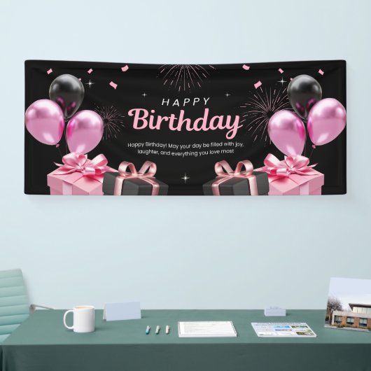 Gelukkige verjaardag Banner (Beurs)