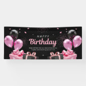 Gelukkige verjaardag Banner (Horizontaal)