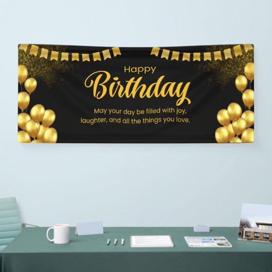 Gelukkige verjaardag Banner (Beurs)