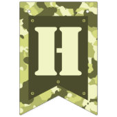 Gelukkige Verjaardag Banner in Groene Camo (Tweede vlag)