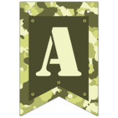 Gelukkige Verjaardag Banner in Groene Camo (Derde vlag)