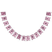 Gelukkige Verjaardag Banner in Roze Camo (Alle)