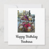 Gelukkige verjaardag Barbara Aankondiging (Voorkant)