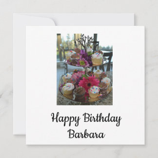 Gelukkige verjaardag Barbara Aankondiging