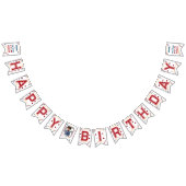 Gelukkige Verjaardag Basetball Vlaggetjes (Alle)