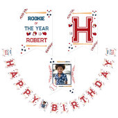 Gelukkige Verjaardag Basetball Vlaggetjes